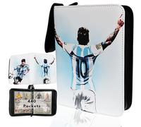 Rucher Soccer Card Binder with Sleeves 440 Pockets. Soccer Sport Trading Cards Protector Holder Album for 2024 2025 Compatible with Topps. Birthday Gifts for Sport Fans and TCG Collectors.
