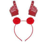 Soccer Cheer Fan Plush Headbands for Active Kids Machine Washable Sports Event Party Essential Football Cheer Fan Headbands
