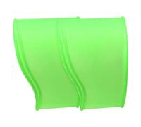 Soccer Cleat Lace Headbands, Cleat Lace Covers - 2 Silicone Shoe Bands | Lace Headband for Boys Football Cleat Lace Protector for Football Cleats P Bands, green, Fare riferimento alla descrizione