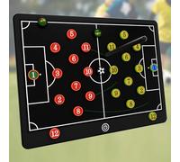 Soccer Coaching Board, 16" LCD Magnetic Screen with 25 Magnets - Electronic Tactics Board for Training, 0.3s One-Touch Erase & Lock, IPX4 Waterproof Portable Design, Includes Stylus Pen