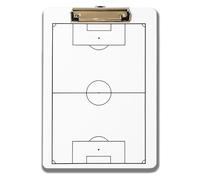 Soccer Coaching Board, Football Dry Erase Board for Coaches, Double-Sided Design, Lightweight and Portable, with 2 Water-Based Pens, for Explaining Tactics(Without Paper)