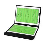 Soccer Coaching Board - Magnetic Football Strategy Tool, Foldable Trainer Clipboard | Coaching Equipment with Pen and Magnets for Training, Game Planning, and Instructions on Field or Indoor