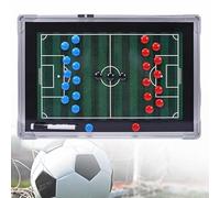 Soccer Coaching Board, Magnetic Soccer Clipboard for Coaches, Aluminum Frame, Durable & Portable with Dry Erase, Marker Pen for Schools, Clubs, Competitions & Training Sessions