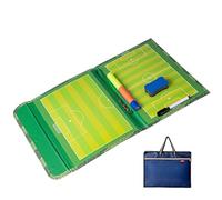 Soccer Coaching Board, Soccer Clipboard for Coaches, with Accessory Kit, Folding Design, Double-Sided Available, for Training