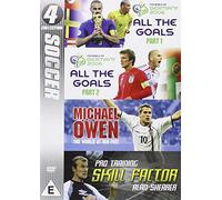 Soccer Collection - All the Goals / Michael Own World at His Feet / Pro Training Skill Factor Alan Shearer [DVD]