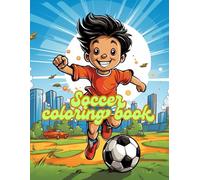Soccer: Coloring book for kids 220 pages