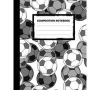 Soccer Composition Notebook Gift, 7.5x9.25 110 Pages, Matter Cover College Ruled Notebook, Football Lover Gifts for Men, Soccer Composition Notebook ... Soccer Lover Gifts for Boys, Football Theme