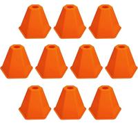 Soccer Cones - 10-Piece All-Weather Practice Equipment,Basketball Agility Training Cones for Drills | for Athlete Youth Kids Basketball Pet Training Athletics Coaching Backyard Lovely and professional