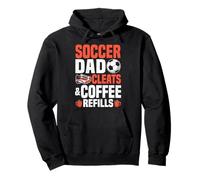 Soccer Dad Cleats & Coffee Refills Pullover Hoodie