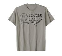 Soccer Dad Graphic with Ball Motion Design for Proud Fathers T-Shirt