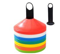 Soccer Disc Holder - Multipurpose Cone Stand for Training Fields | Pp with Lightweight Black Design, Sports Equipment Organizer for Soccer Grounds, Practice Accessories, Easy Carry Storage Tool