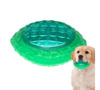 Soccer Dog Toy: Rubber Material, Squeaky Rugby Ball, Bite Resistant | Durable Interactive Toy for Chew & Pet Training & Quest Ball for M