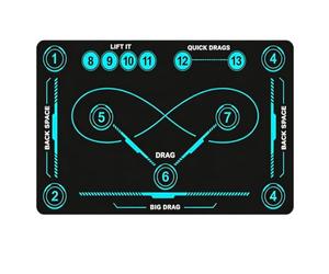 Soccer Dribbling Pad - Non Slip Stickhandling Board For Ball Control Aid | Football Trainer, Textured Practice , Portable Equipment For Indoor Outdoor , Youth And Adult Players