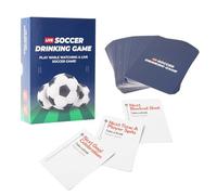 Soccer Drinking Game,Interactive Toy Match Play | Soccer Drinking Card Game - for Beginner Adult Men Women Fans Social Party Group Gathering Live Viewing