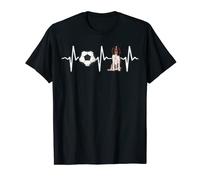 Soccer English Springer Spaniel Heartbeat Dog Lover T-Shirt