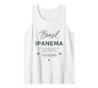 Soccer Fan 2026 Brasil Ipanema Warm Hearts Warm Days Tank Top