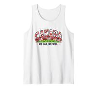Soccer Fan 2026 Canada We Can We Will Supporters Tank Top