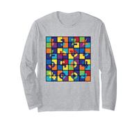 Soccer Fan 2026 Color Block 3 5 2 7 0 4 Long Sleeve T-Shirt