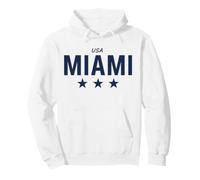 Soccer Fan 2026 USA Miami Three Stars Pullover Hoodie