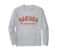Soccer Fan Shirt 2026 Canada We Can We Will Supporter Long Sleeve T-Shirt