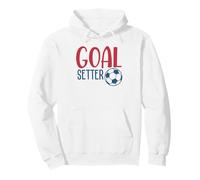 Soccer Fan Training Soccer Practice Goal Setter Boys Girl Pullover Hoodie