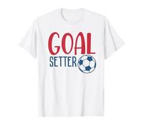 Soccer Fan Training Soccer Practice Goal Setter Boys Girl T-Shirt
