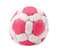 Soccer Footbag Sack for Kick Ball, Assorted Foot Bag Stuffed Hacky for Adults, Juggling Balls for Beginners, Portable Puzzle Football, Handmade Crafts (B)