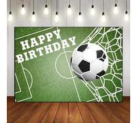 Soccer Football Field Sports Birthday Decoration Background Party Photo Photography Backdrops for Festivals Baby Shower Goal Shoot Banner Game