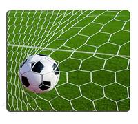 Soccer Football in Goal Net Personality Desings Gaming Mouse Pad,11.8" x 9.8"