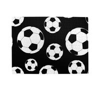 Soccer Footballs,500 Pieces Puzzles for Adults-Wooden Jigsaw Puzzle for Adults Elderly