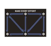 Soccer Footstep Training Mat - Ball Control Training Player Equipment - Soccer Trainer Dribble Auxiliary Props, Silent Soccer Practice Equipment for Kids