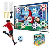 Soccer Gifts for Girls and Boys Indoor Soccer Ball Game with 2 Balls, Backyard Toss Goal Target, Sport Toys for 3 4 5 6 7 8 9 10 11 12 Years Old Kids