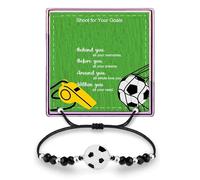 Soccer Gifts Soccer Bracelet Soccer Necklace Soccer Player Gifts Soccer Gifts Always Remember You are Braver Than You Think Soccer Things Soccer Jewelry, 5 UK, Metal, No Gemstone