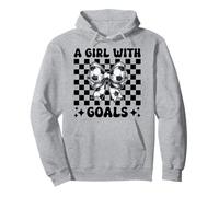 Soccer Girl A Girl With Goals Pullover Hoodie