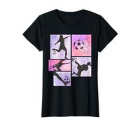 Soccer Girls Female Soccer Player Silhouettes T-Shirt