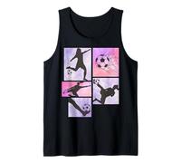 Soccer Girls Female Soccer Player Silhouettes Tank Top