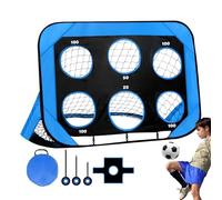 Soccer Goal - 4 Modes Kids Soccer Net, Wide Range Of Uses Football Target Net | Foldable Soccers Goal For Playground Backyard Indoor Outdoor Training Gardens & Clubs Garden Target Sheet