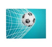 Soccer Goal Football Winning,500 Pieces Puzzles for Adults-Wooden Jigsaw Puzzle for Adults Elderly
