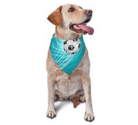 Soccer Goal Football WinningDog Bandanas Cat Puppy Scarfs Washable Pet Handkerchief