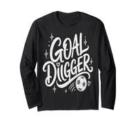 Soccer Goal Getter Ambitious Athlete Design Long Sleeve T-Shirt