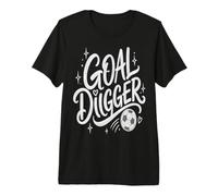 Soccer Goal Getter Ambitious Athlete Design Premium T-Shirt