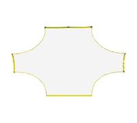 Soccer Goal Target Net | Targett Nets Lite with 5 Targets Zones | Practice and Passing Accuracy | Colored Fluorescent Goall Shot Scoring & Training Aid Soccerr Goals Frame Not Included