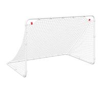 Soccer Goal White 122x81x81 cm Steel vidaXL