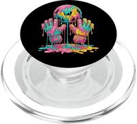 Soccer Goalie Funny Goalkeeper Drip Ice Cream PopSockets PopGrip for MagSafe