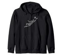 Soccer Goalie Goalkeeper Soccer Player Design Zip Hoodie