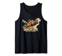 Soccer Goalie Life Protecting The Box Crew Tank Top