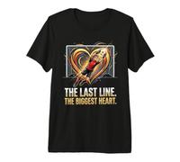 Soccer Goaltender Diving Net Guarding Premium T-Shirt