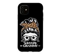 Soccer Grammy Messy Bun Hair Funny Soccer Player Grammy Case for iPhone 11