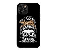 Soccer Grammy Messy Bun Hair Funny Soccer Player Grammy Case for iPhone 11 Pro