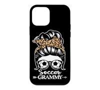 Soccer Grammy Messy Bun Hair Funny Soccer Player Grammy Case for iPhone 12 mini